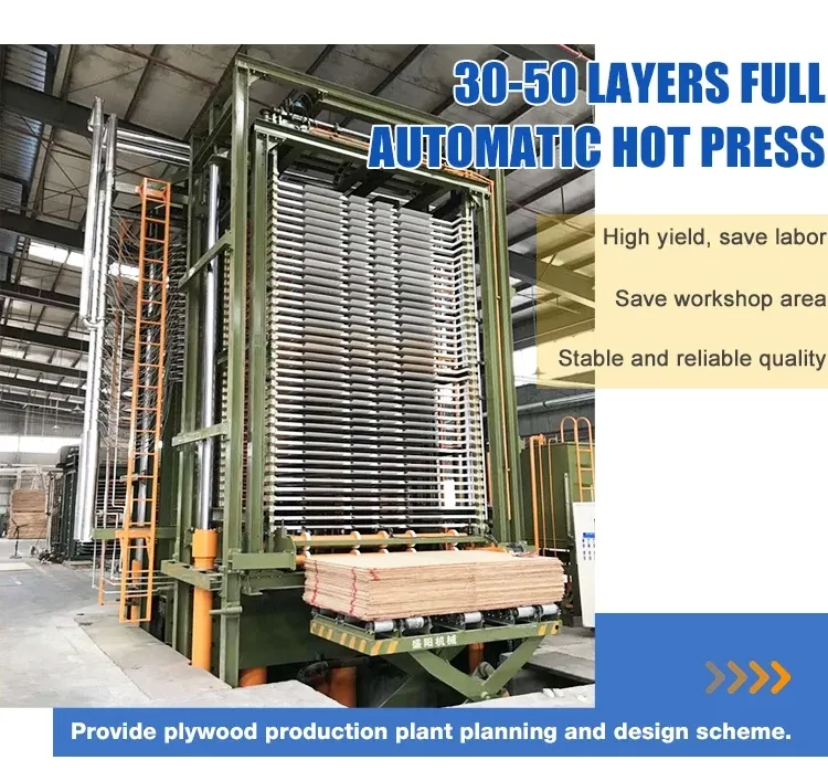 30 Layers Full Automatic Plywood Hot Press Machine with Loader and Unloader Automatic Hot Press Machine