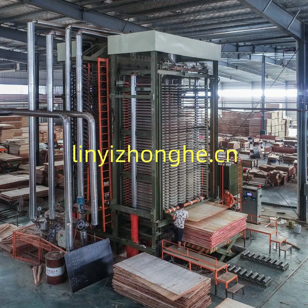 35 Layers Hot Press Machine Plywood Making Machine 800ton with CE