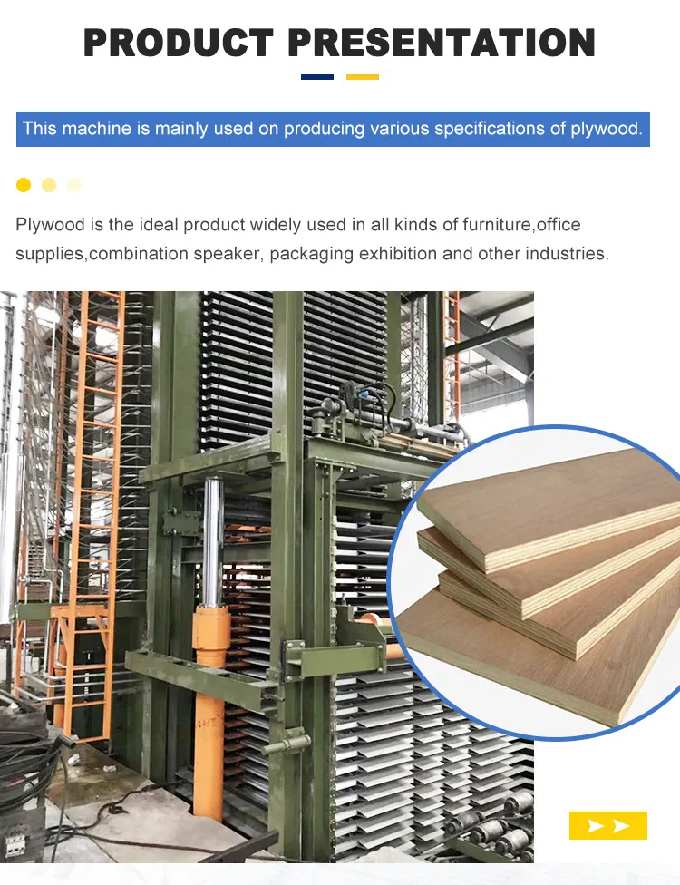 40 Layers Hot Press Machine for Plywood Production Line