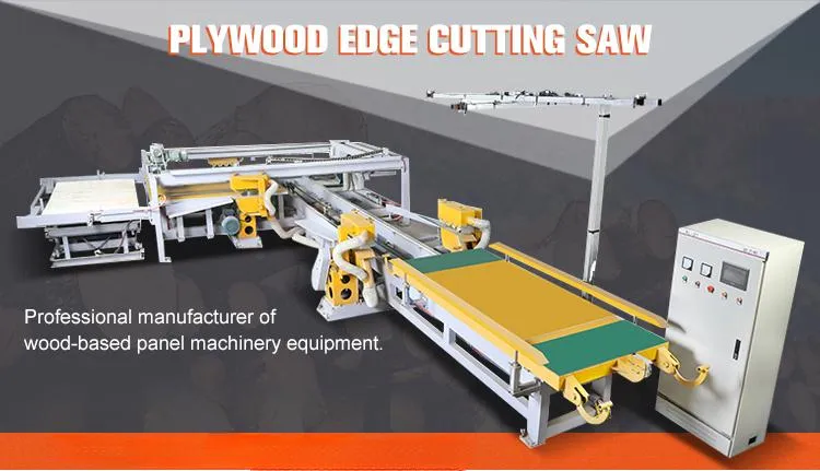 4X8 Feet Plywood Production Line Wood Panel Board Edge Cutting Saw Machine