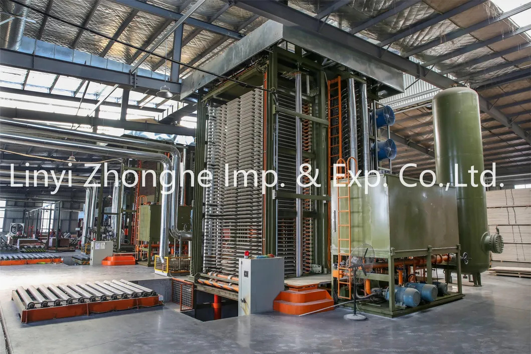 800 Tons 35 Layers Automatic Plywood Hot Press Machine From Linyi China