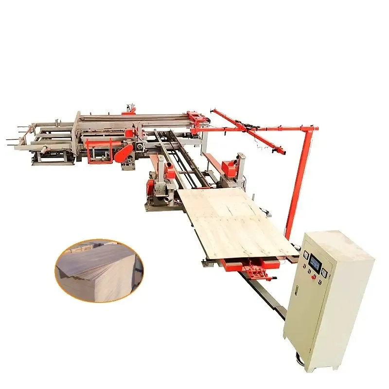 Automatic Woodworking Plywood Panel Edge Trimming Machine