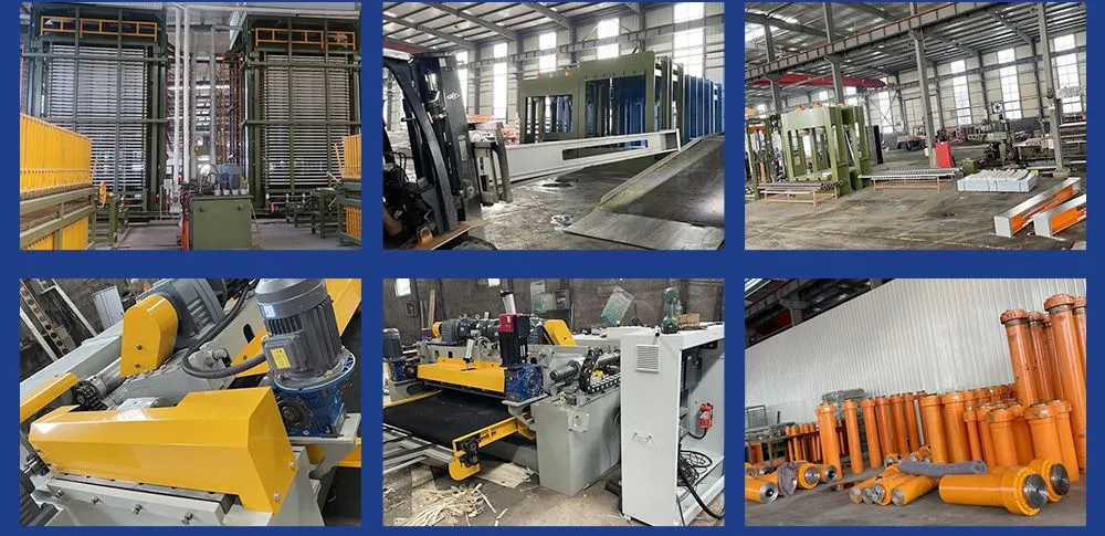 High-Efficiency 160 Tons 3 Layers Door Panel Hot Press Machinery