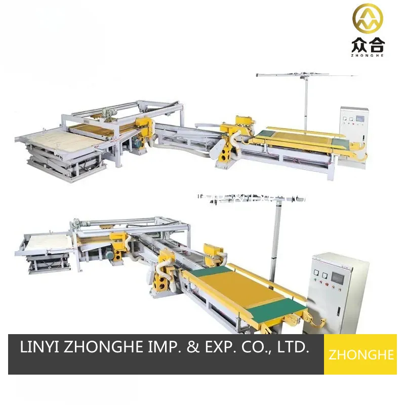 High Security Automatic Plywood Machine Edge Dd Trimming Saw