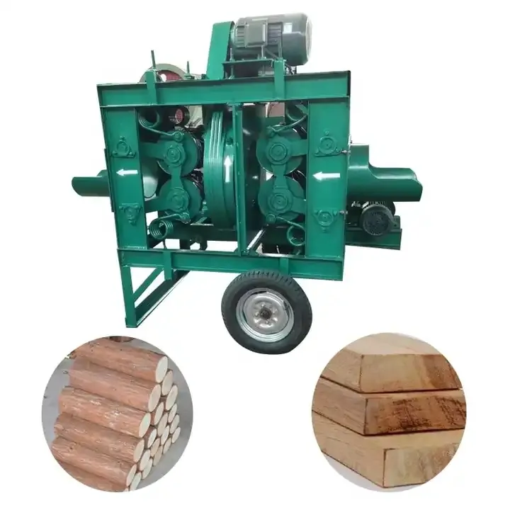 Low Noise Debarking Rounding Machine / Wood Debarker / Wood Log Peeling Machine