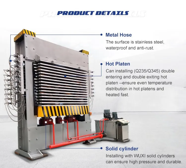 Shandong Plywood Hot Press Machine with Auto Loading/Unloading System