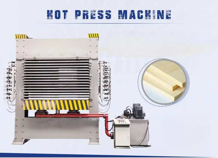 Woodworking Hot Press Machine for Plywood Production