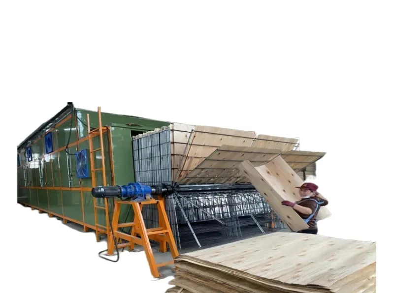 2 Decks Veneer Drying Machine for Plywood Making