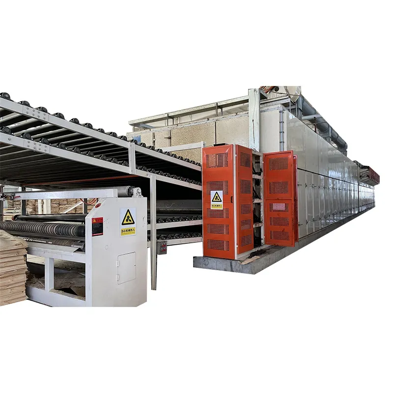 2 Decks Veneer Drying Machine for Plywood Making