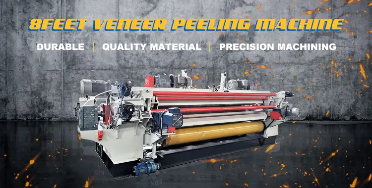 8FT Spindle Less Veneer Peeling Machine for Wood Based Panel