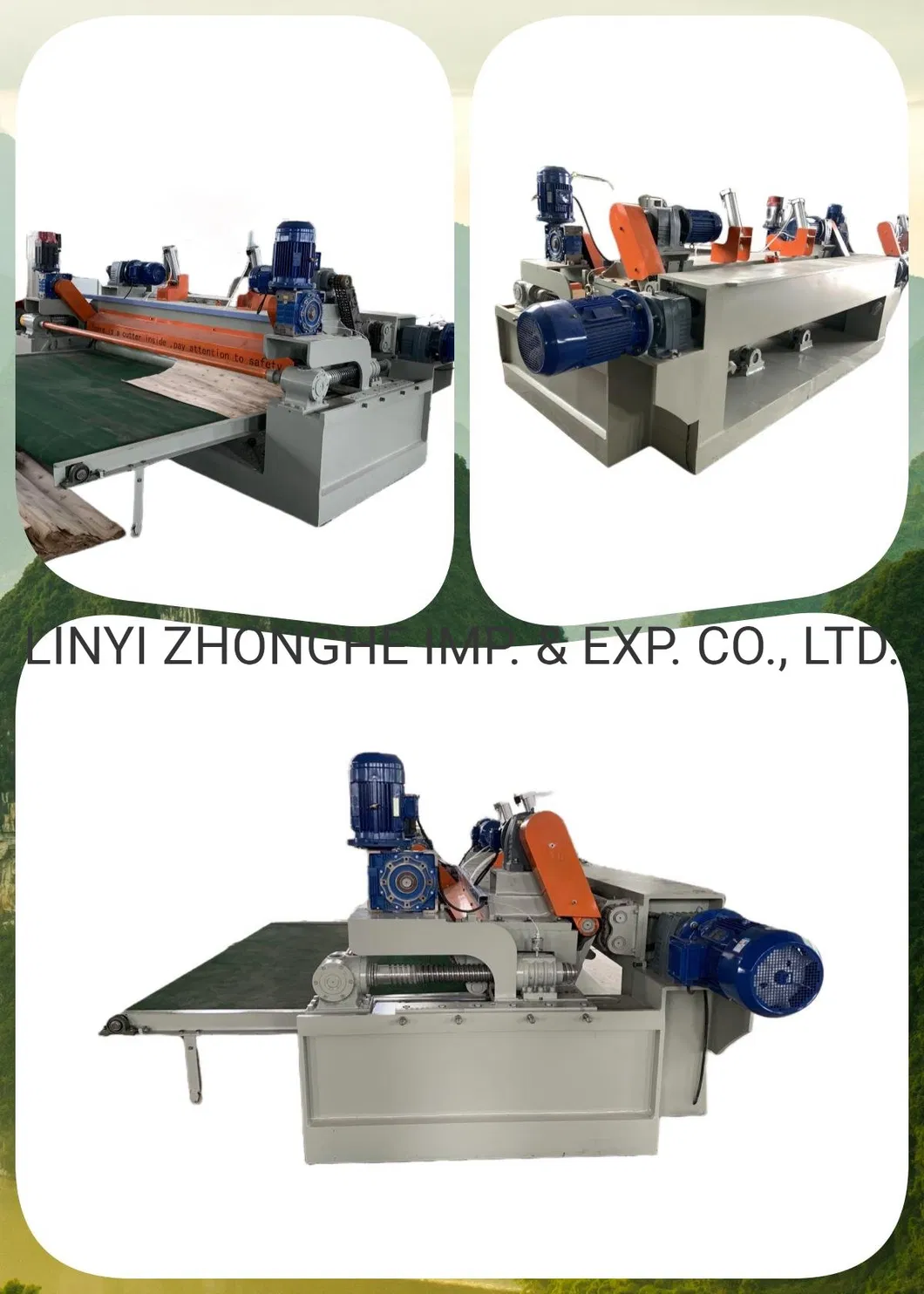 8 Feet Spindle Less Wood Veneer Machine