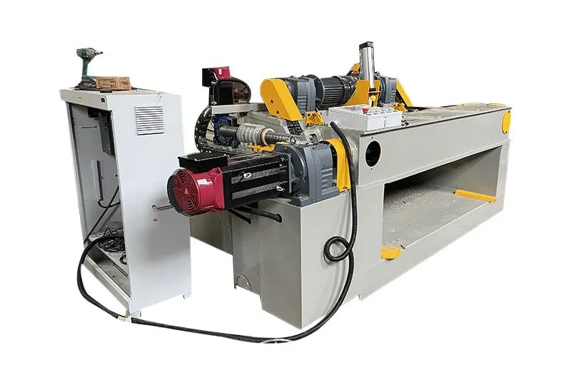 China Plywood Core Veneer Rotary Wood Log Peeling Lathe