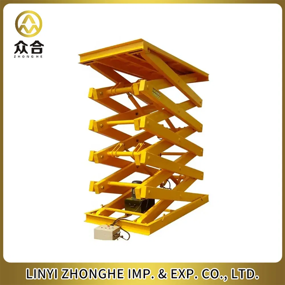 Electric Hydraulic Scissor Lift Table 2200lbs Stationary Scissor Lift Table 48 X 48 Height Max 40