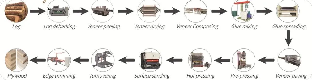 Veneer Working Glue Spreader Plywood Machine Made in China