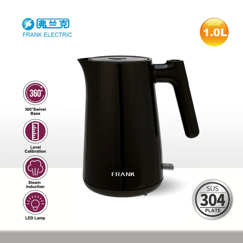 1.7L 2200W Plastic Kettle Electric Jug with Cheap Price