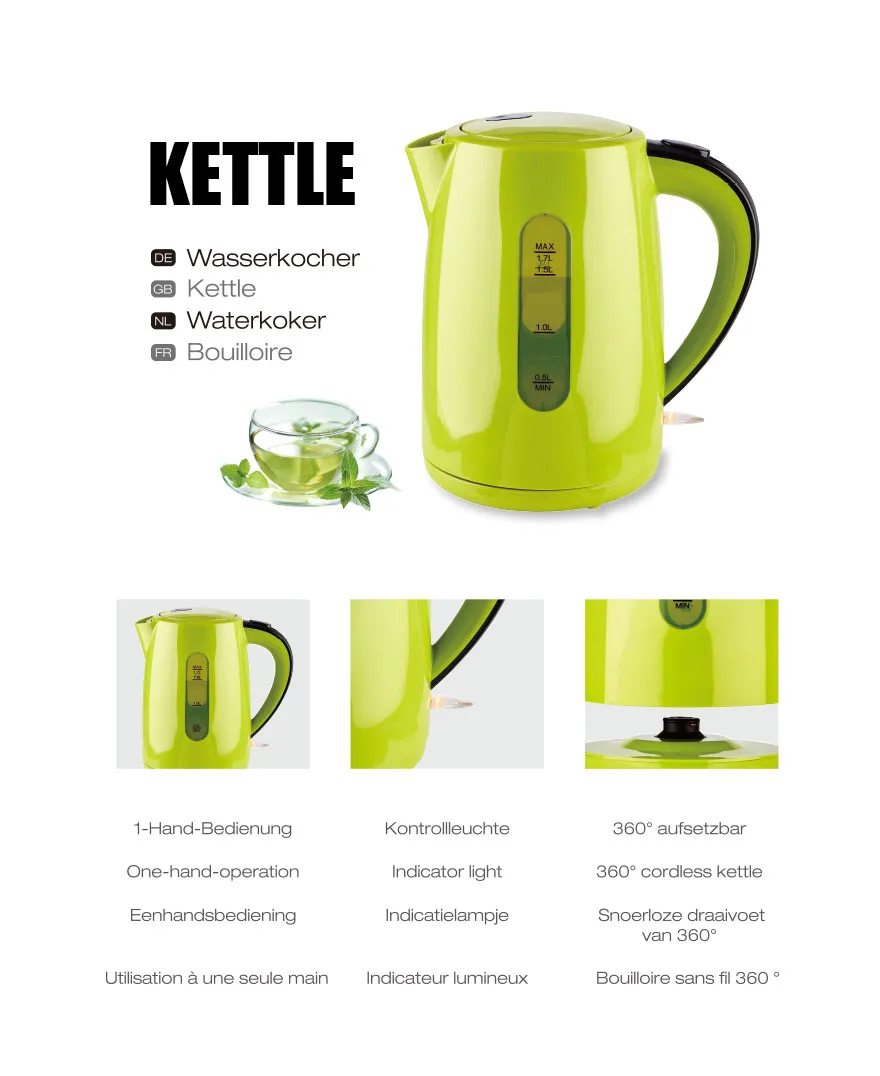 2022 Hot Selling Cheap Price Electric Tea Kettle Can Use Strix Control