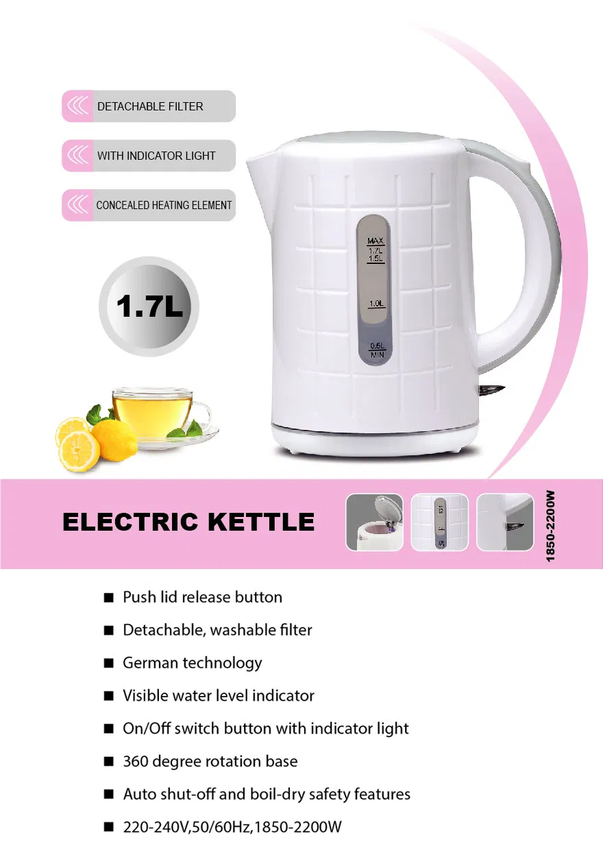 Plastic Kettle Food Level PP Kettle BPA Free