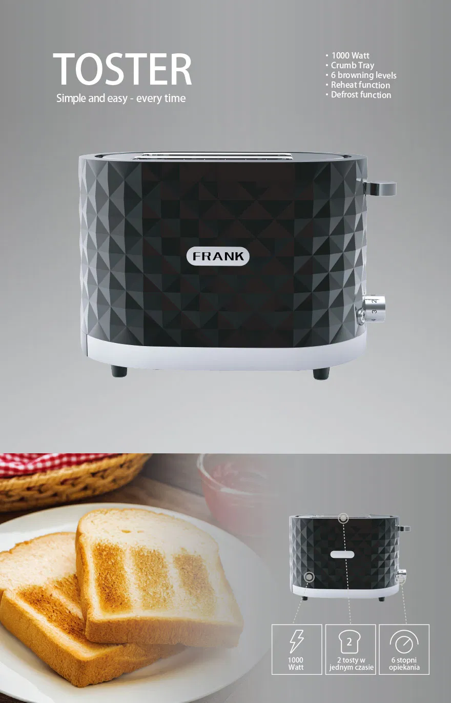 Kitchen Appliance, Bread Toaster, Smart Toaster for Easy Life