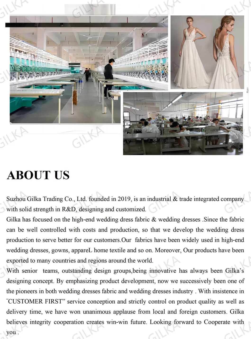 2023 Custitomized Factory Designed with Diamond and Beads Wedding Dresses for Bridal