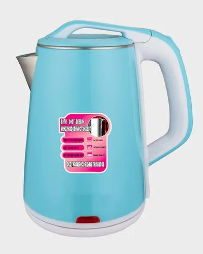 2.5L Seamless Inside Electrical Kettle Stainless Steel Body 2 Layer Cool Touch Electric Kettle