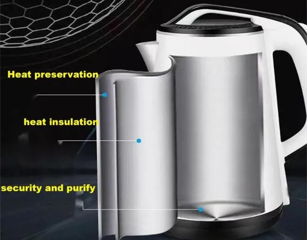 2024 Popular Home Appliances Pot Water Boiler Double Insulation PP Electric Kettle