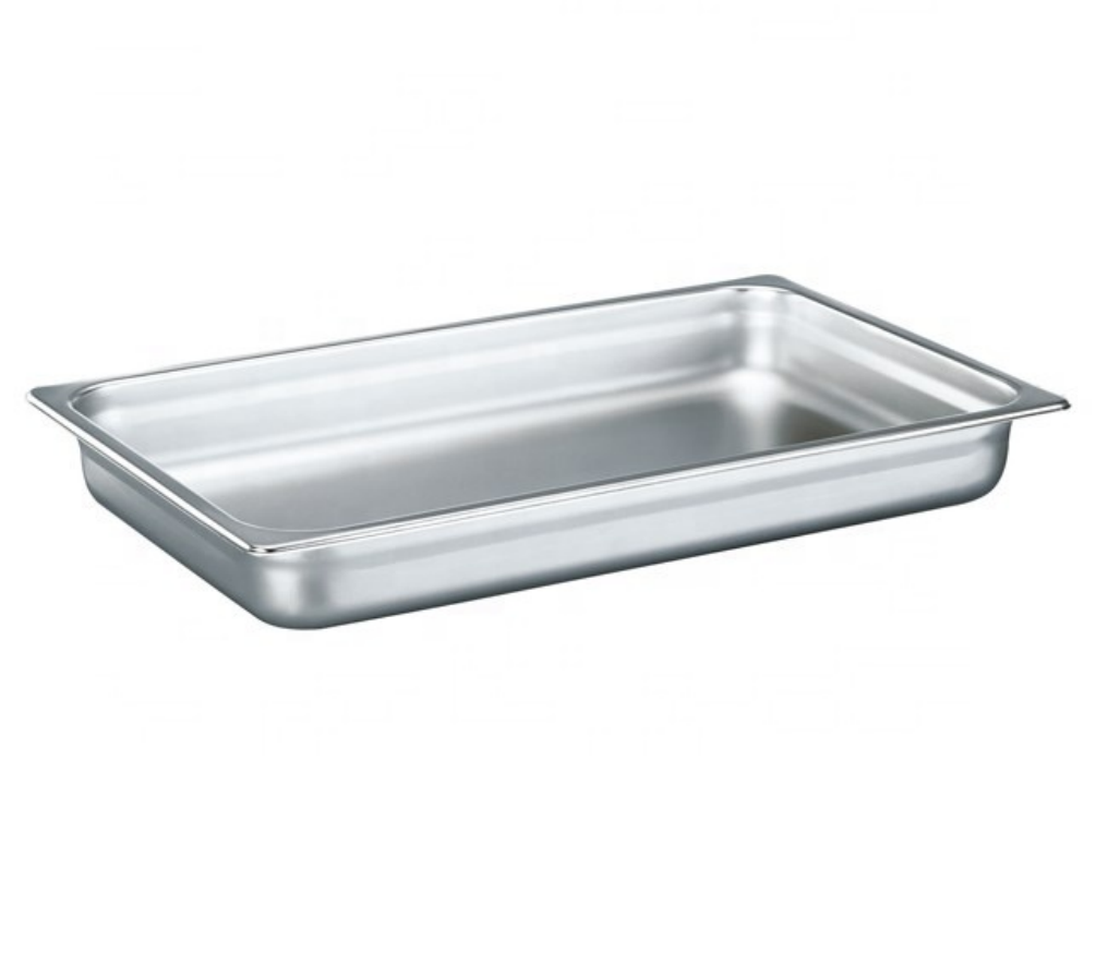 HEAVYBAO 1/1 US Style Restaurant Hotel Supplies Stainless Steel Full Size Gastronorm GN Serving Pan Food Container