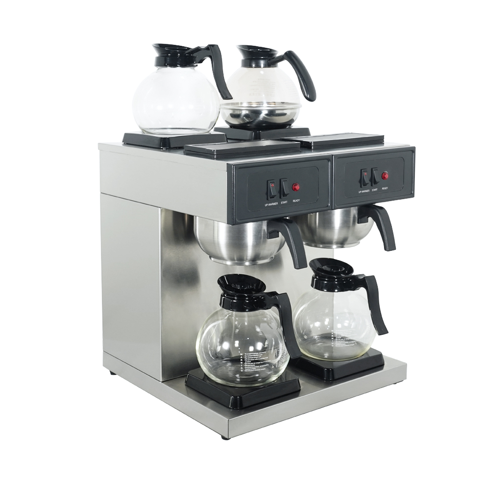 HEAVYBAO Commercial Electric Cafeteria Distilling Cafe Coffee Makers Filter Set Home Drip Coffee Machines