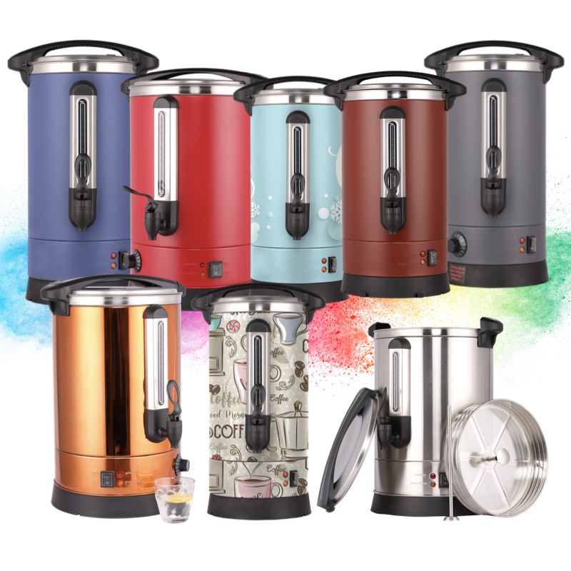 HEAVYBAO Commercial Electric Cafeteria Distilling Cafe Coffee Makers Filter Set Home Drip Coffee Machines