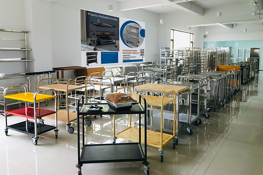 HEAVYBAO High Quality Knocked-down Stainless Steel Food Preparation Work Table For Hotel Kitchen