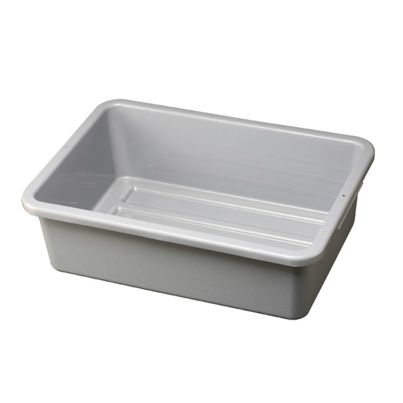 Heavybao Commercial 10-20L White Plastic PP Tray Storage Dish Tote Box For Hotel Kitchen Equipment