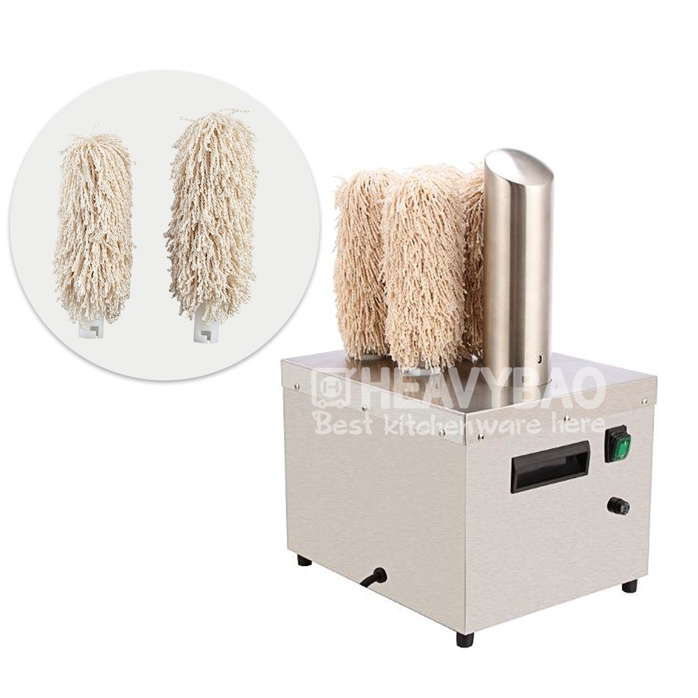 Heavybao Commercial 5 Brushes Glasses Bar Restaurant Cafe Glass Edge Polishing Machine Glass Cup Dryer and Polisher