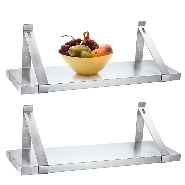 Heavybao Different Size Factory Supply Stainless Steel Wall Mounted Shelf For Microwave