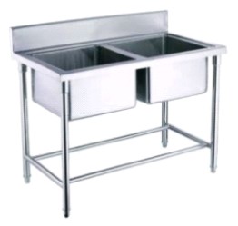 Heavybao Factory Outlet Kitchen Equipment Commercial Work Table Stainless Steel Fish Cleaning Table With Sink