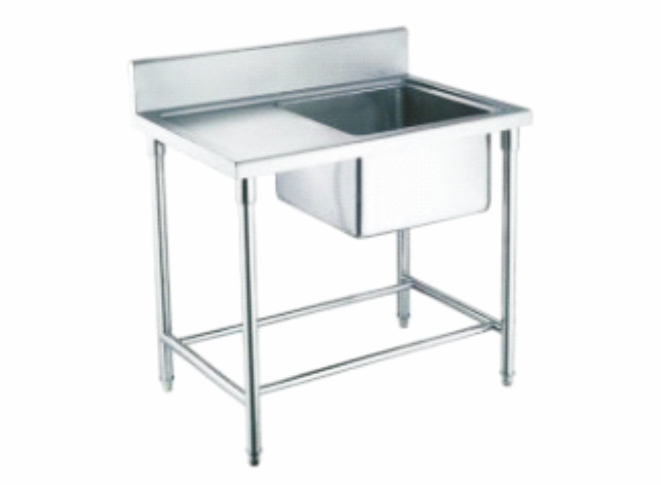 Heavybao Factory Outlet Kitchen Equipment Commercial Work Table Stainless Steel Fish Cleaning Table With Sink