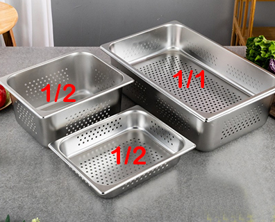 Heavybao Factory Wholesale Superior Quality Stainless Steel Perforated GN Pans Gastronorm Pan