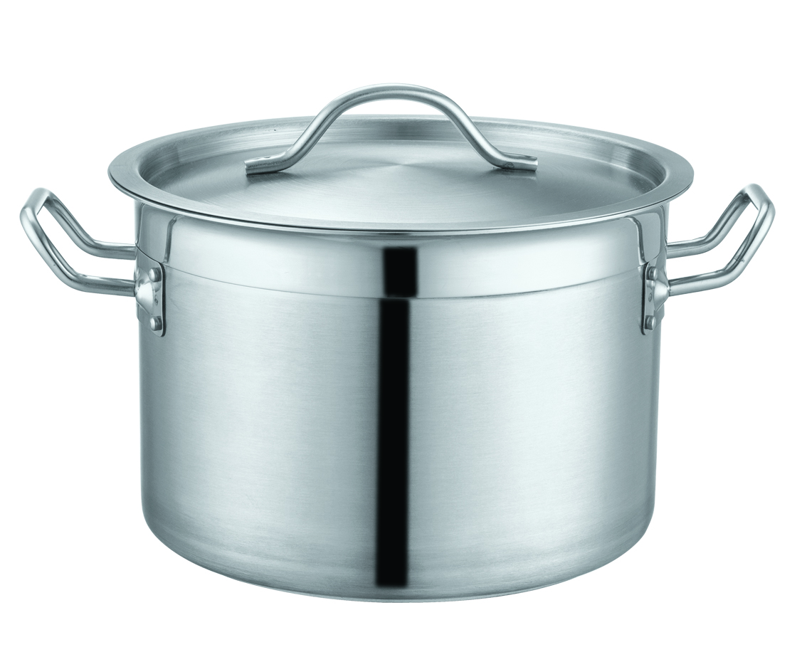 Heavybao Hotel Equipment Stainless Steel Kitchen Seal Net Soup Stock Pot Set With Handle Can Be Customized