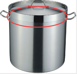 Heavybao Hotel Equipment Stainless Steel Kitchen Seal Net Soup Stock Pot Set With Handle Can Be Customized