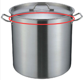 Heavybao Hotel Equipment Stainless Steel Kitchen Seal Net Soup Stock Pot Set With Handle Can Be Customized