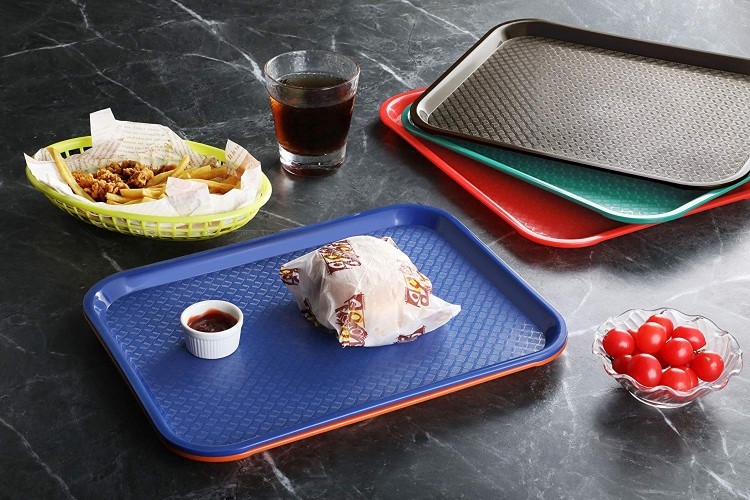 Heavybao Hotel Restaurant Coffee Beer Bar Non Slip Used Food Plastic Fast Food Serving Tray