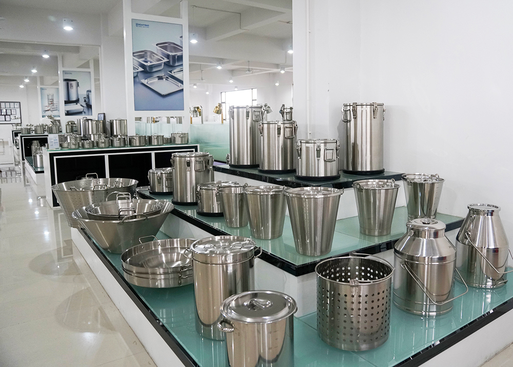 Heavybao LFGB Approved Standard Sizes Stainless Steel Gastronorm Food Pan Buffet Food Container Steam Table Anti Jam GN Pan