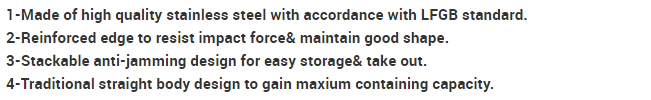 Heavybao LFGB Approved Standard Sizes Stainless Steel Gastronorm Food Pan Buffet Food Container Steam Table Anti Jam GN Pan