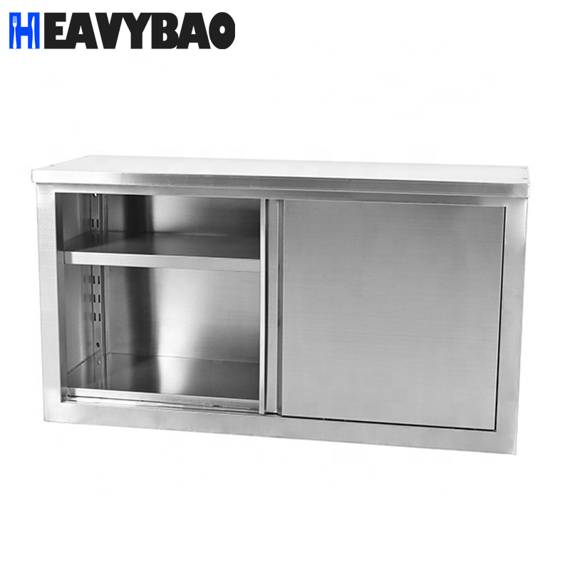 Heavybao Restaurant Commercial Kitchen Equipment Stainless Steel Hot Cupboard Kitchen Worktable Cabinet Kitchen Cupboard