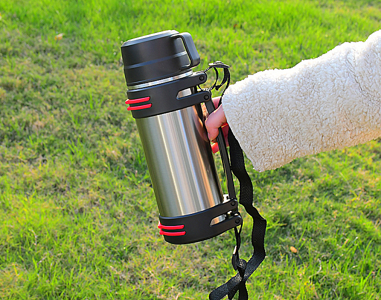 1200ml Double-Wall Stainless Steel Travel Tumbler Large Capacity Portable Vacuum Flask Camping Outdoor Perfect Gift Mugs Lovers