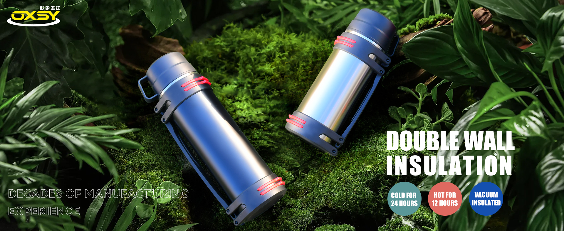 1200ml Double-Wall Stainless Steel Travel Tumbler Large Capacity Portable Vacuum Flask Camping Outdoor Perfect Gift Mugs Lovers