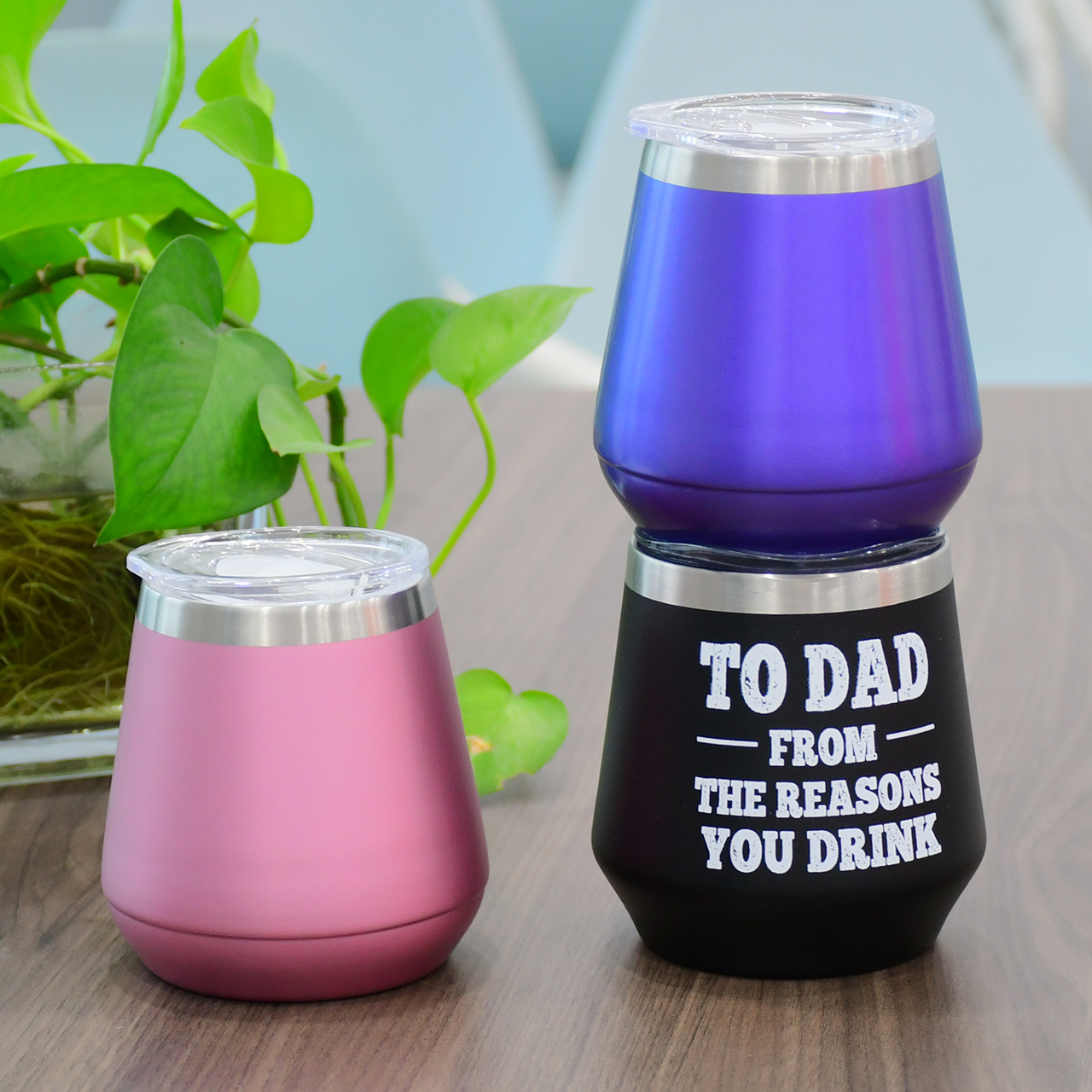 12oz customized color and logo Cute Durable Low MOQ 8/18 Stainless Steel Double Wall gift cup water cup coffee mug tumbler