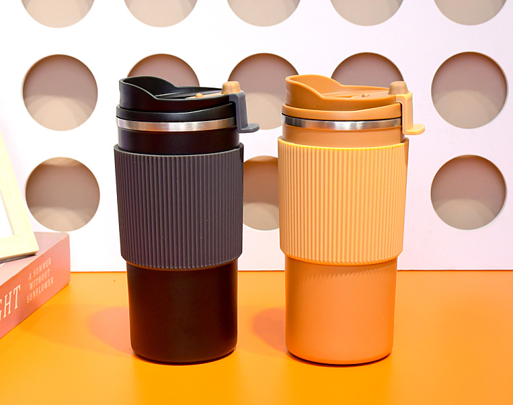 16oz OEM/ODM BPA FREE 0.48L durable Double Wall Stainless Steel Insulated Vacuum Cup Travel Mug with a food grade pp lid