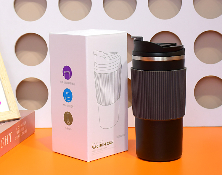 16oz OEM/ODM BPA FREE 0.48L durable Double Wall Stainless Steel Insulated Vacuum Cup Travel Mug with a food grade pp lid