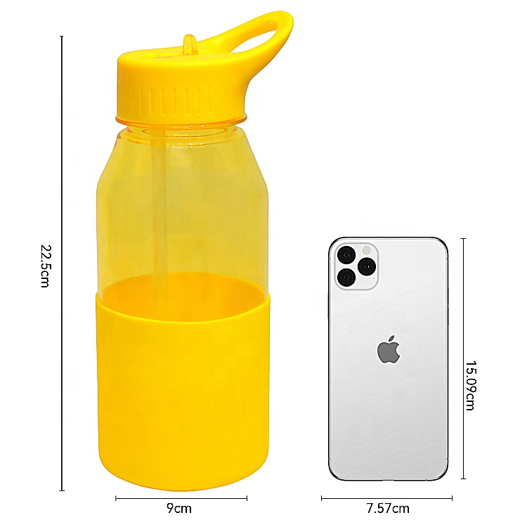 32oz/1000ml custom multicolor botella de agua plastic sports water bottles with silicone case