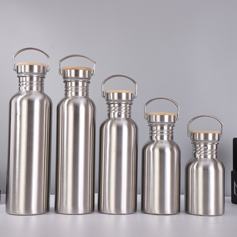 350ml/500ml/600ml/700ml/1000ml Classic Stainless Steel Vacuum Flask & Thermos for Camping with portable lid