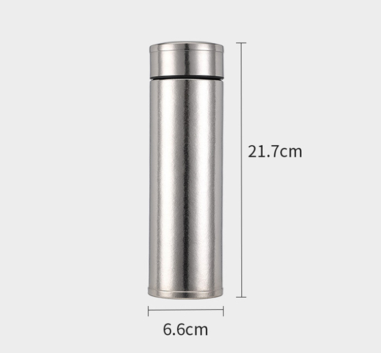 450ml Titanium Insulated Water Bottle Infuser Direct Drinking Temperature Display Business Vacuum Flask Gift Thermos Bottle